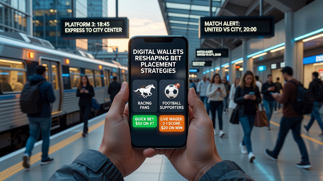 Digital wallets enabling instant bets for racing and football fans on mobile devices