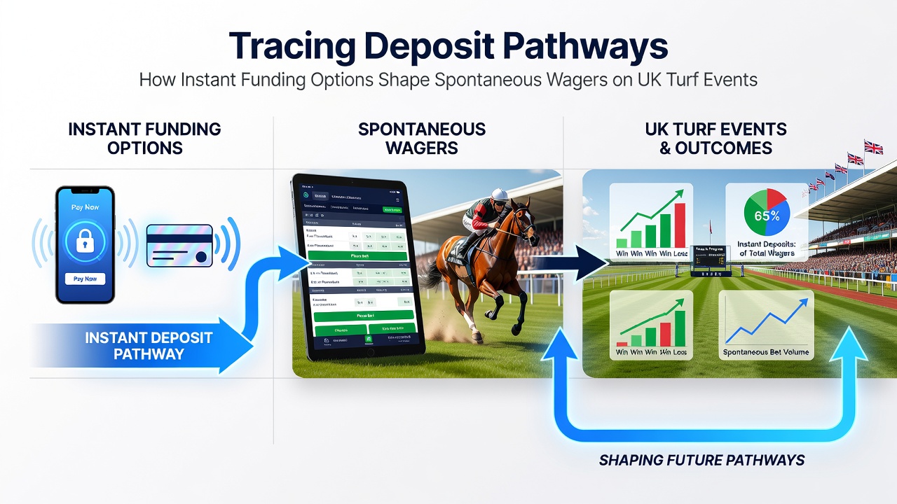 Mobile screen showing real-time deposit confirmation during a UK Premier League match and simultaneous horse race betting interface